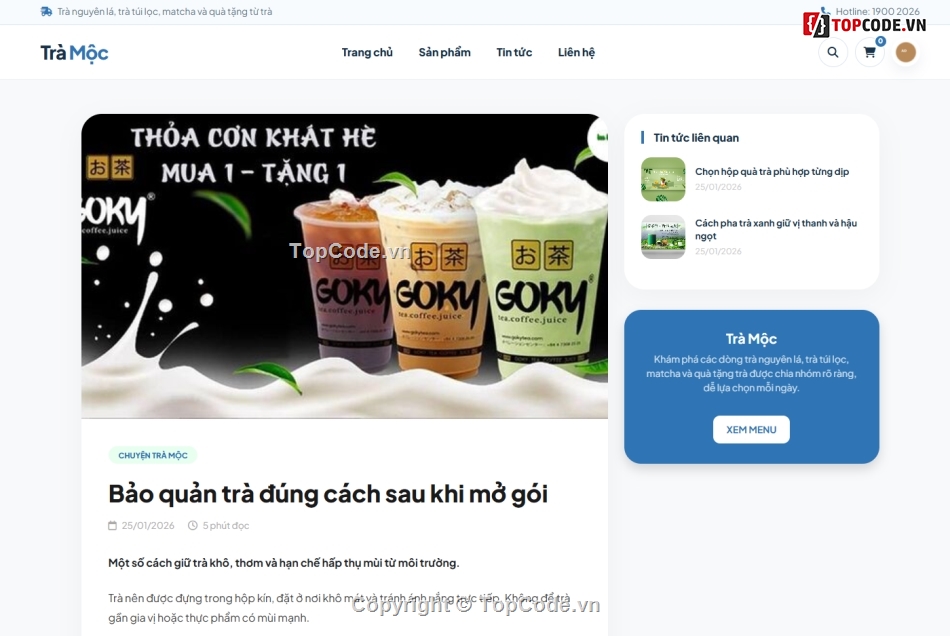 Website bán hàng sản phẩm,Web bán tem sản phẩm,bán trà